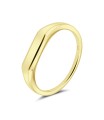 Signet Plain Silver Ring NSR-4338